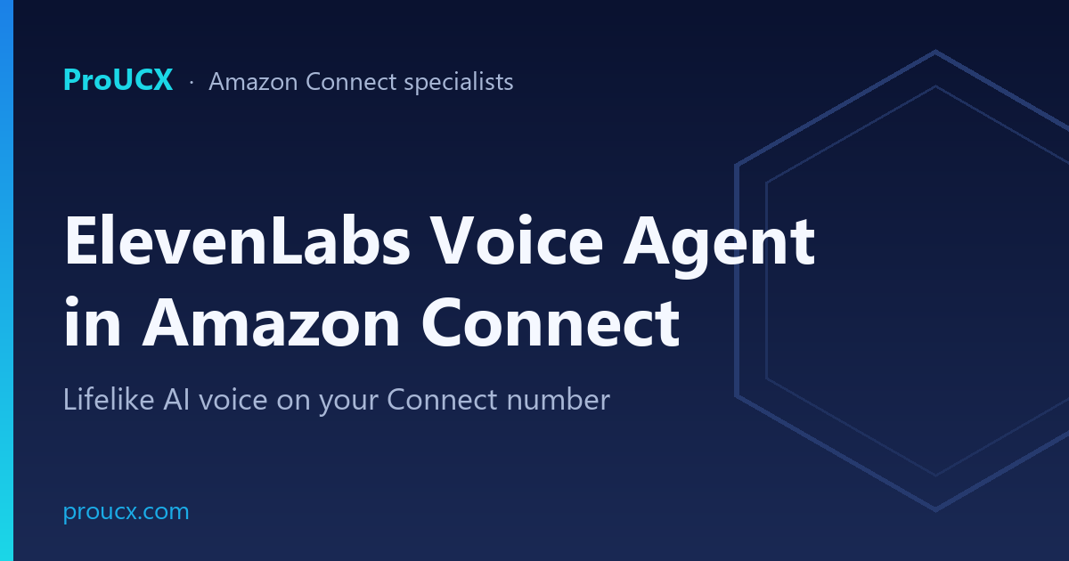 Amazon Polly and ElevenLabs compared as the voice on an Amazon Connect call